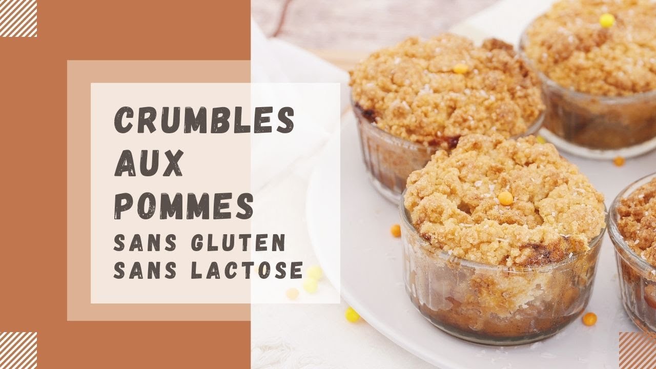 CRUMBLE AUX POMMES SANS GLUTEN SANS LACTOSE