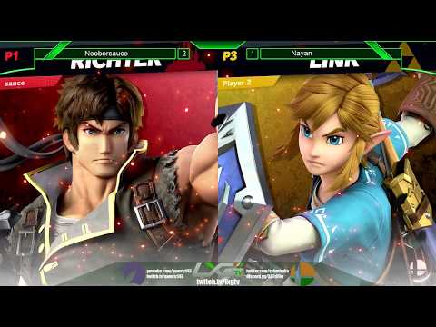 Noobersauce (Richter/Ken) vs Nayan (Falco/Lucina/Link) - Smash Ultimate @ LXG 13