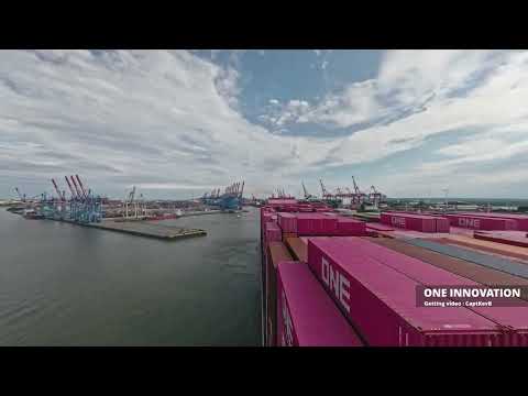 ONE Innovation | entering port of Hamburg