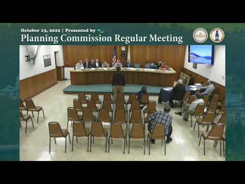 Planning Commission 10/13/2022