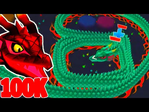 100K SCORE PART.122 WITH MAGNET TRICK !? Water Dragon King - Snake Rivals