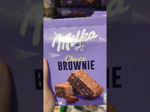 Brownie PRONTO da Milka. Bem baratinho na Alemanha...  E no Brasil? #brownies #browniepoints