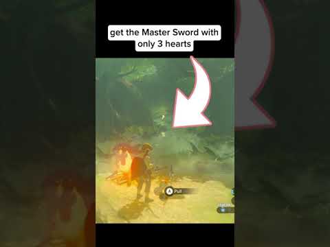 How to get the Master Sword with 3 hearts in Breath of the Wild