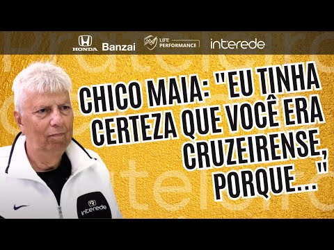 CHICO MAIA: "Eu tinha certeza que você era CRUZEIRENSE, porque..." | Cortes do Prateleira de Cima