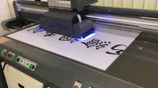 APEX 工業型UV數位印刷機 │ 工業型UV平板印表機 CE4噴頭 【UV Printer】Print on Hauka board