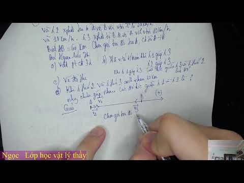 Giải bài tập về chuyển động thẳng đều(P2)