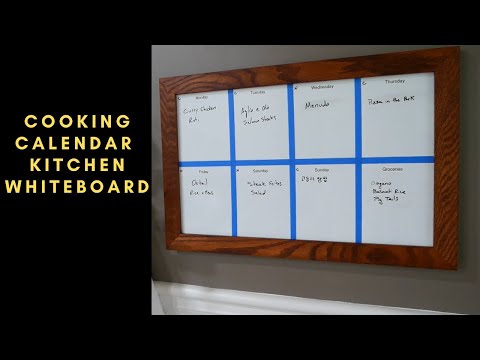 Cooking Calendar Kitchen Whiteboard : 11 Steps - Instructables