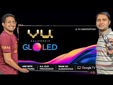 Vu GloLED TV Unboxing — 55" 4K, Dolby Vision, 104W DJ subwoofer, Dolby Atmos, Google TV