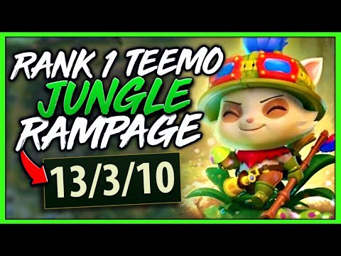 #1 TEEMO WORLD PERFECT LATE GAME STRATEGY - League of Legends