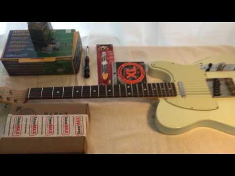 BEFORE and AFTER: BAJA Telecaster Pickup Shielding Demo