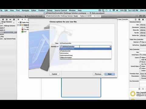 114 UITableViewController Solution x264