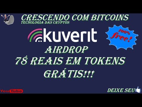 KUVERIT AIRDROP DANDO 20 TOKENS (78 REAIS) GRÁTIS,PARTICIPE!