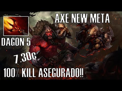 AXE 100% DAÑO MAGICO DAGON 5 NEW META - GODADICO DOTA