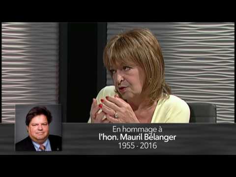 Ginette Gratton reçoit - Mauril Bélanger - mai 2013