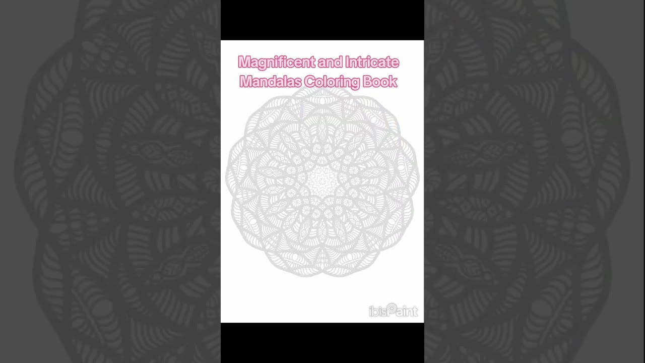 Thick lined colouring page