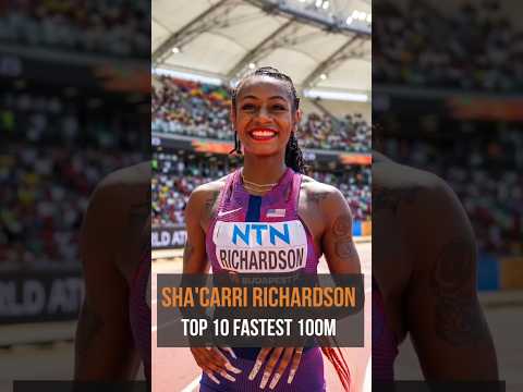 Sha'Carri Richardson's 10 Fastest 100m Races Ever | From Banned to World Champion