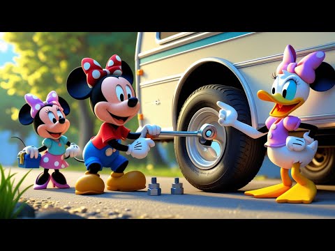Mickey Mouse & Friends Wheels on the Camper 🚐🔧 | Kids Cartoon