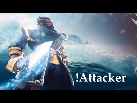 !Attacker - Dota 2 [Amazing Kunkka] - full game