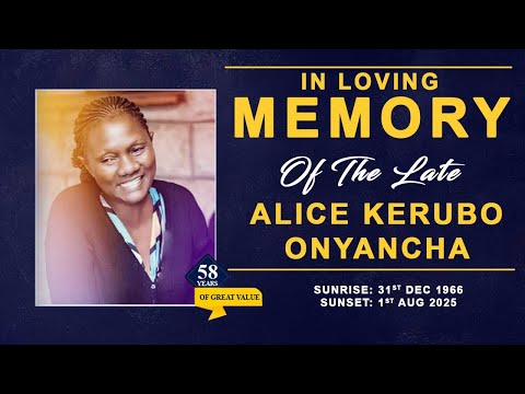 Alice Kerubo Send Off