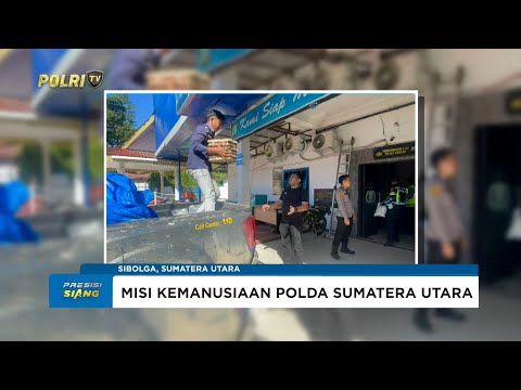 PERSONEL HUMAS POLDA SUMUT TEMPUH JALUR EKSTREM BAWA BANTUAN KEMANUSIAAN