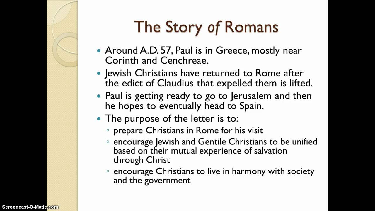 Background of Romans