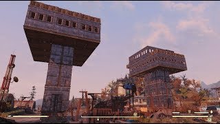 How To Build A Tower With Stacked Pillar Glitch Stairs Fallout 76