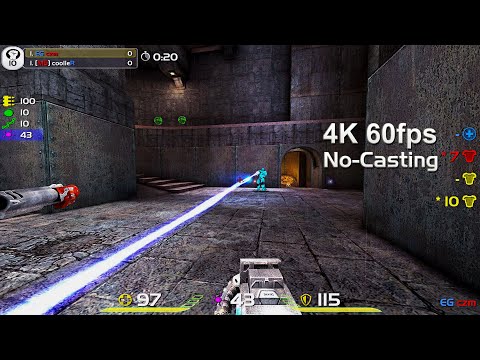 Cooller vs CZM - [No.Commentary] QuakeCon 2011 - Bronze Final - QuakeLive Duel - 4k60fps