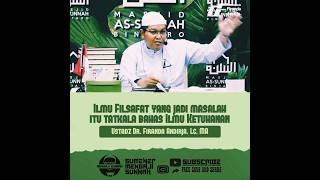 Download lagu Ilmu Filsafat yang jadi masalah tatkala bahas Ilmu Ketuhanan! - Ustadz Dr. Firanda Andirja, Lc, MA mp3