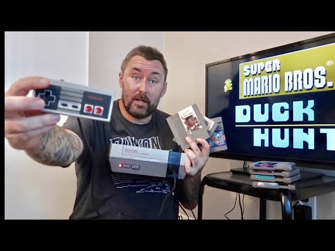 Finally Bought a Nintendo Entertainment System - My First Gameplay In Years / Retro NES From 1985