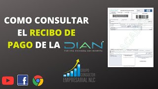 Cómo consultar un Recibo de Pago de la DIAN.