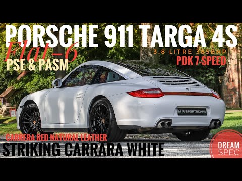 Porsche 911 Targa 4S 997 Gen 2 in Carrara White with MEGA options list!