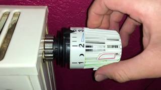 Thermostat von einem Heizkörper in Spülmaschine reinigen Heimeier Thermostat-Kopf Typ K Anleitung