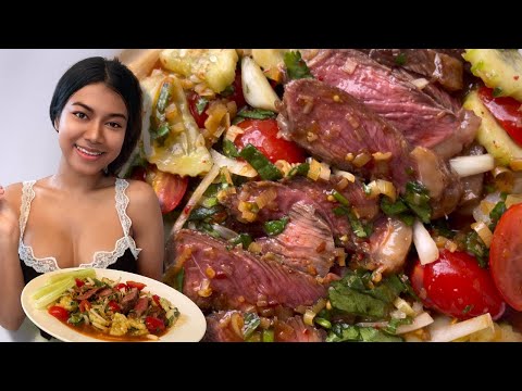 Authentic Juicy Thai Beef Salad Recipe - How to cook Thai Food