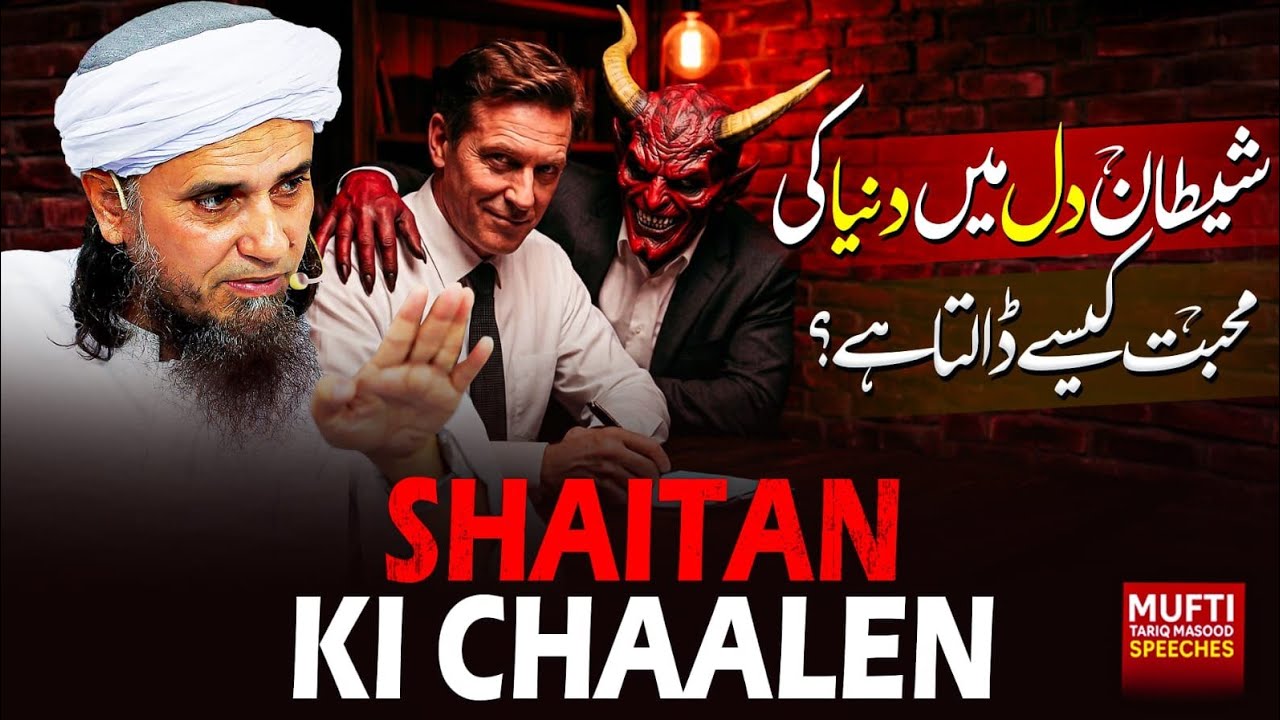 Shaitan Ki Chaalen | Mufti Tariq Masood Speeches 🕋