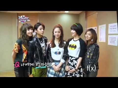 121220 Backstage with Infinite H F(x) K-will Soyou (Sistar) Jeongmin (Boyfriend)