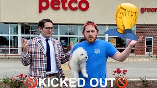 My Dog got us KICKED OUT of the Pet Store!