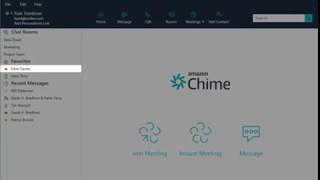 Amazon Chime chat overview