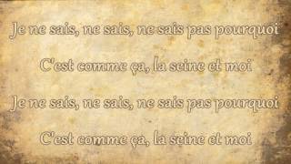 Vanessa Paradis - La Seine (Lyrics)