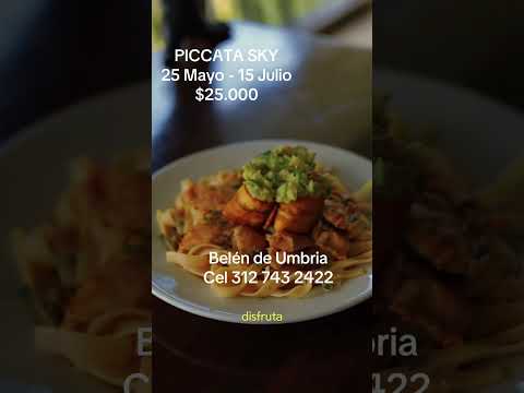 PICCATA SKY - Nuestro plato oficial para la ruta  gastronómica Belén de Umbria 2026 …