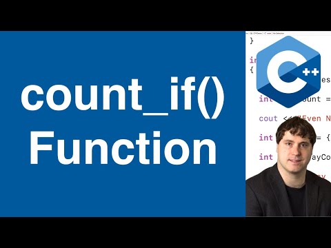 count_if() Standard Library Function | C++ Tutorial