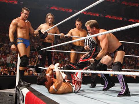 Raw: Eight-Man Tag Team Match