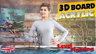 Shattered Lands │ 3D Acrylic board game │Combat game Deluxe │Preview