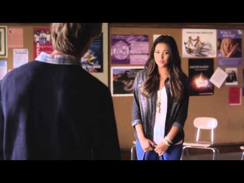 Pretty Little Liars 3x19 "What Becomes of the Broken-Hearted" Emily and Jason classroom scene