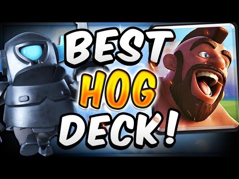 MY FAVORITE HOG RIDER CYCLE DECK! — Clash Royale
