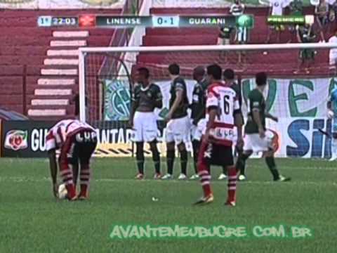 Gols - Linense 2 x 1 Guarani - Paulistão 2013