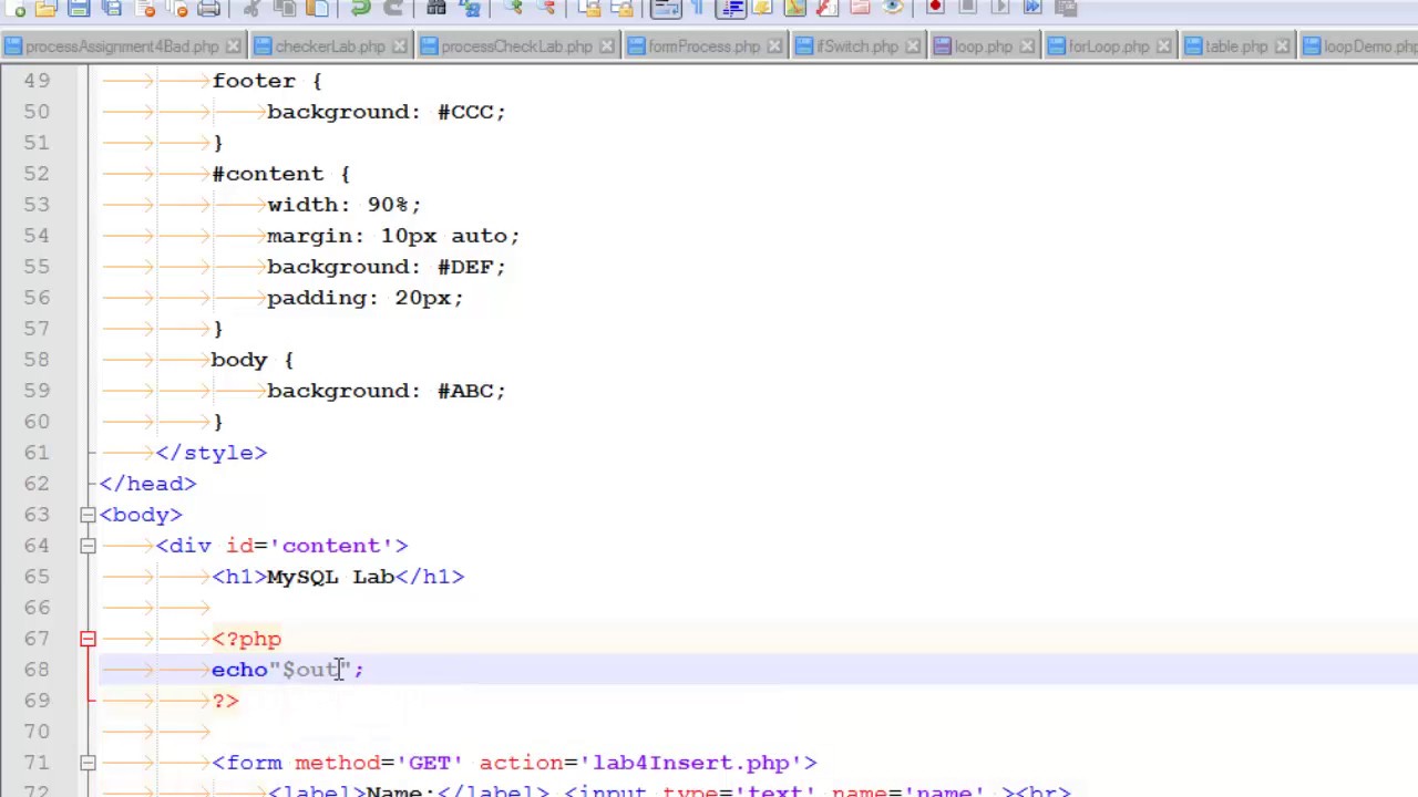 CIS 133P - Lab 4 Solution - Connect to MySQL and Insert data
