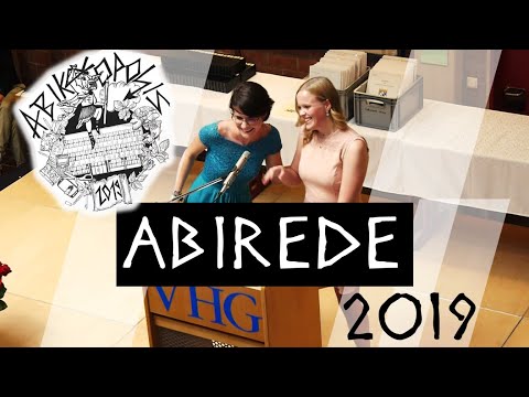 Abirede der Absolvia 2019 des VHG-Bogen