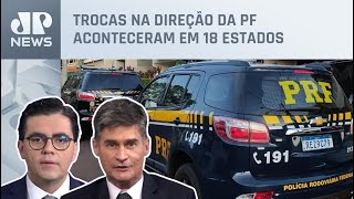 Governo exonera 26 dos 27 chefes regionais da PRF; Piperno e Vilela analisam