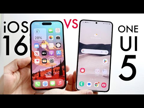 Samsung One UI 5 Vs iOS 16! (Comparison)