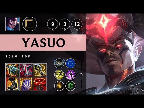 Yasuo Top vs Vayne - EUW Challenger Patch 25.20